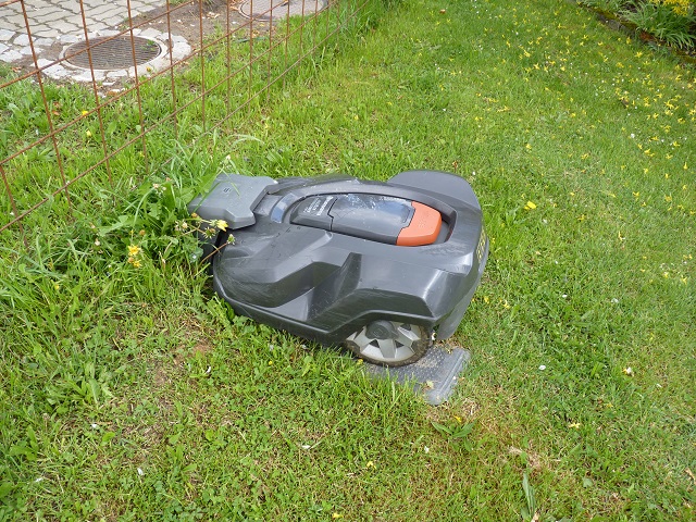 Automower at charging station