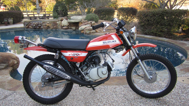 My first motorcycle, a Suzuki TS-50