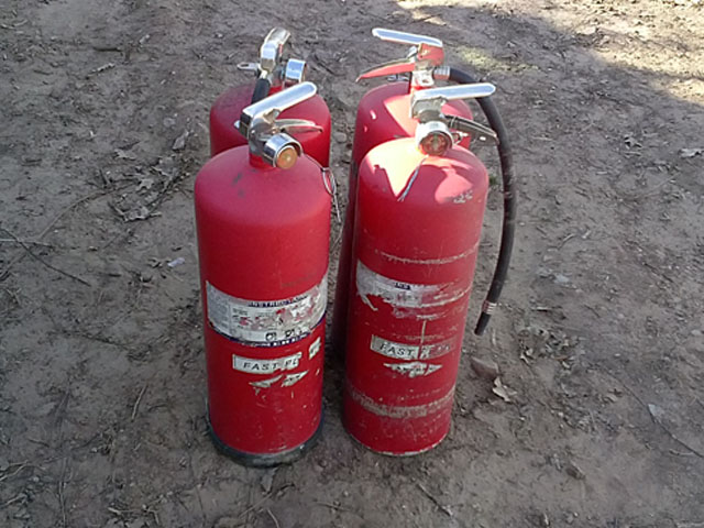 fire extinguishers