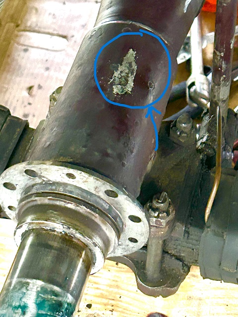 RH tube damage