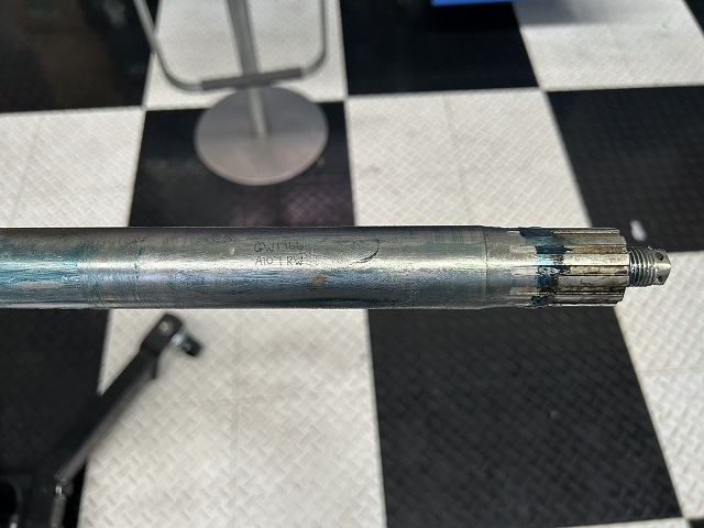 end of axle