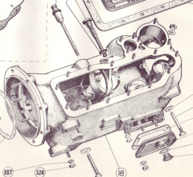 early gearbox case