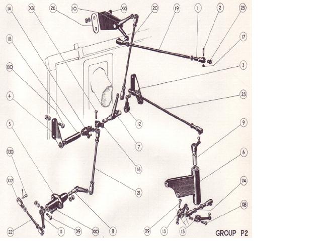 Countershaft and bracket assembly 