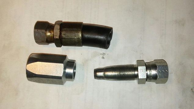 compression fittings for "in place" repair
