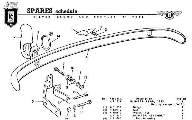 Rear bumper