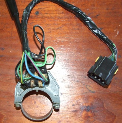 Rear View of Flasher Switch