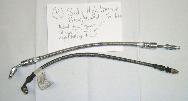 Right Side High Pressure Hoses - New & Old