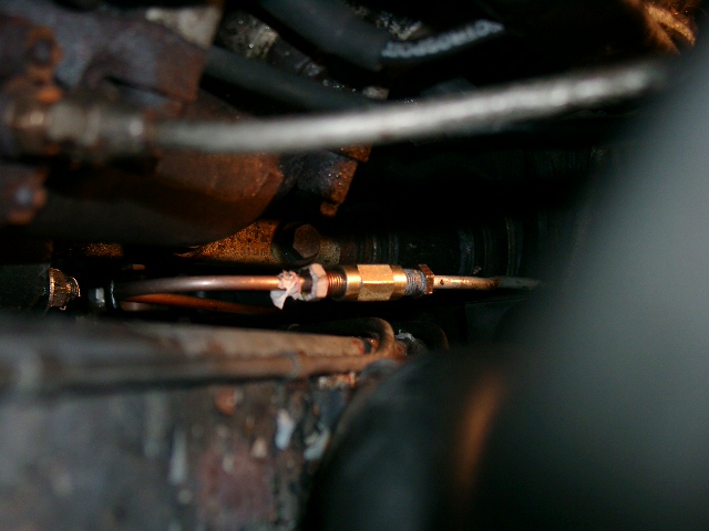 Brake Line Splice Union from front