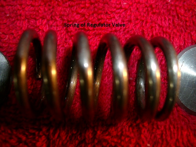 Regulator Valve Spring