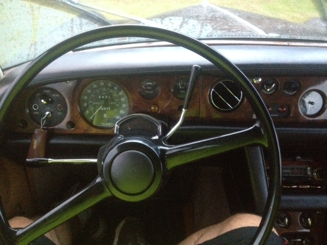 Tootsie's instrument panel complete with balance knob and antenna switch