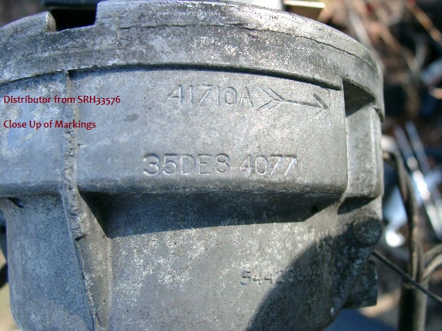 Distributor from SRH33576