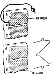 sensor & non sensor pads + part #'s