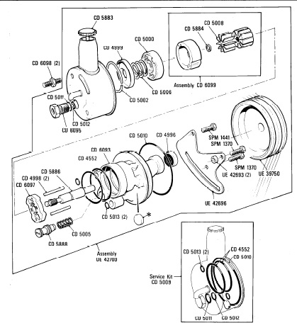Early SZ Power Steering Pump