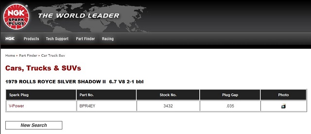 ngk spark plug finder