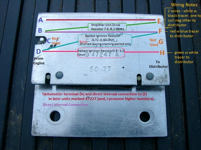 9BR Ballast Resistor Block w Notes